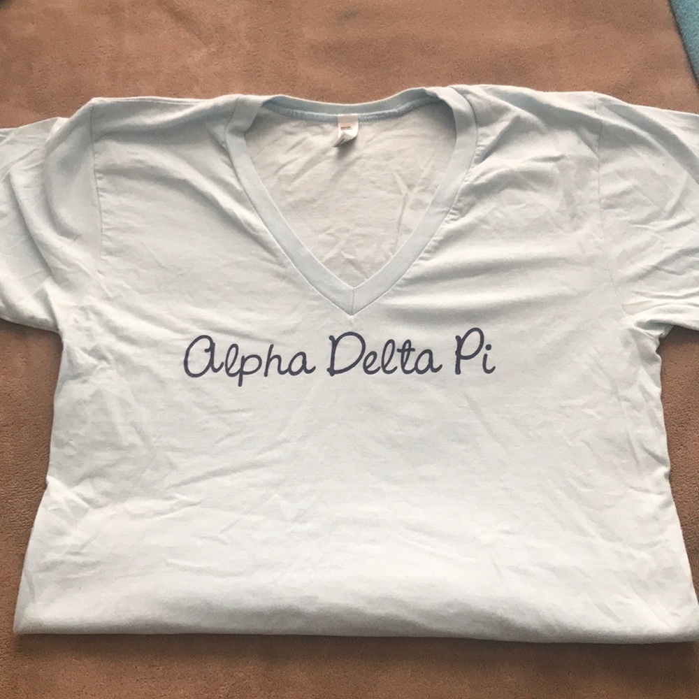 Light blue Small American Apparel ADPi V-Neck